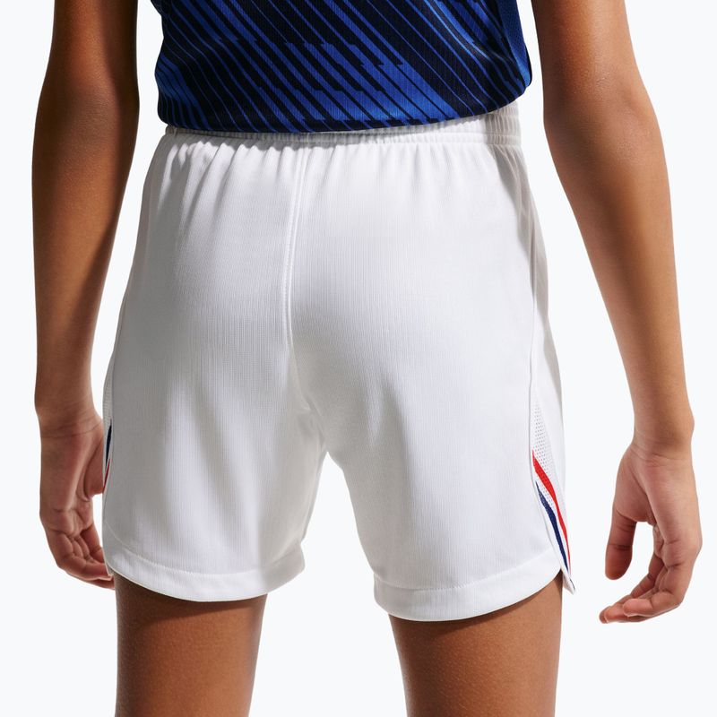 Kinder-Fußballshorts Nike FFF 2026 Stadium Home white/metallic copper 8