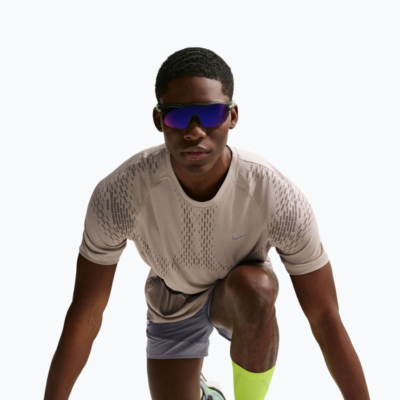 Herren-Laufshirt Nike Stride Dri-Fit ADV light cream/mink brown 6