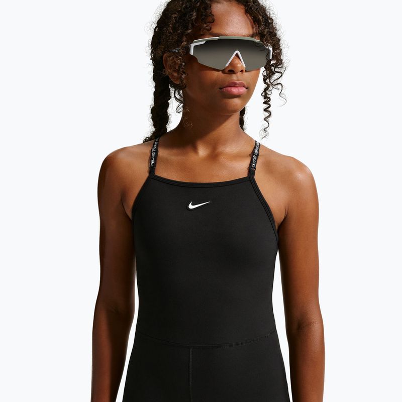 Kinderoverall Nike One Dri-Fit Unitard black/white 3