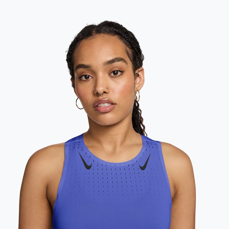 Damen-Laufsinglet Nike AeroSwift Dri-Fit ADV Singlet sapphire/black 3