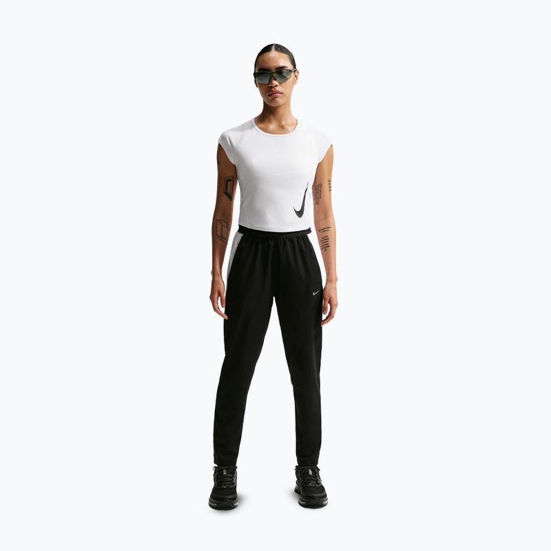 Damen-Laufshirt Nike Swoosh Run Dri-Fit white/photon dust/black 3
