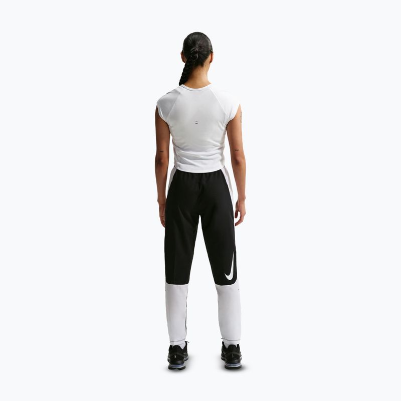 Damen-Laufshirt Nike Swoosh Run Dri-Fit white/photon dust/black 4