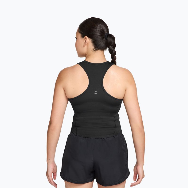 Damen-Laufshirt Nike Swoosh Run Dri-Fit black/white 2
