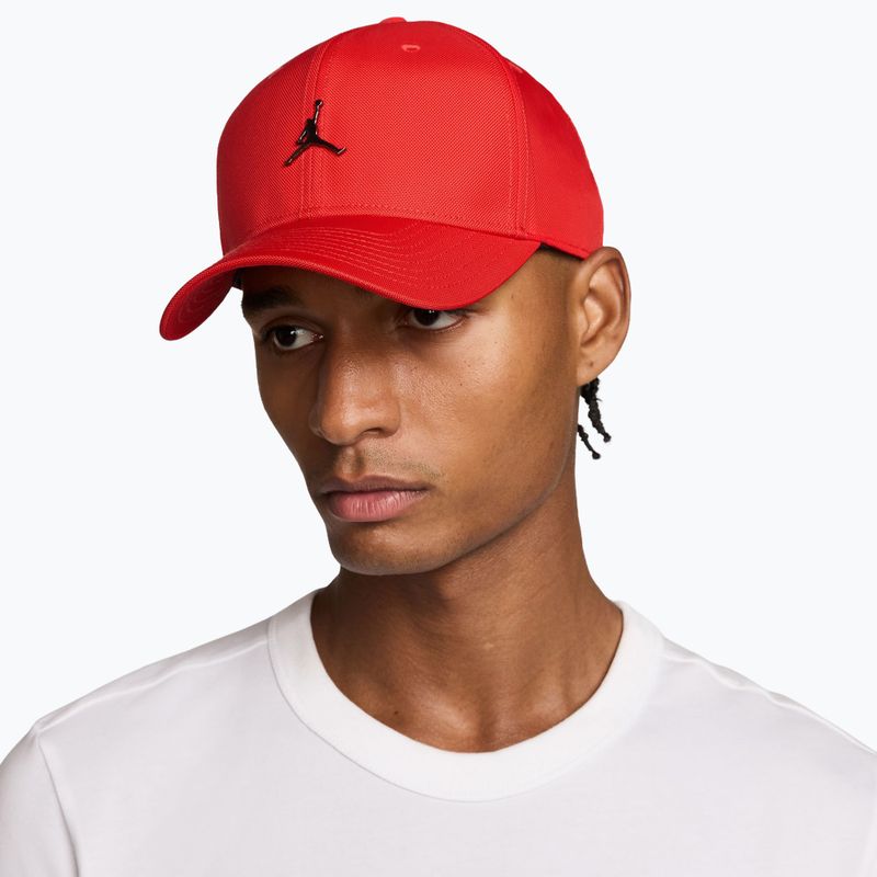 Basecap  Jordan Rise Structured Metal Jumpman chile red/r511 5
