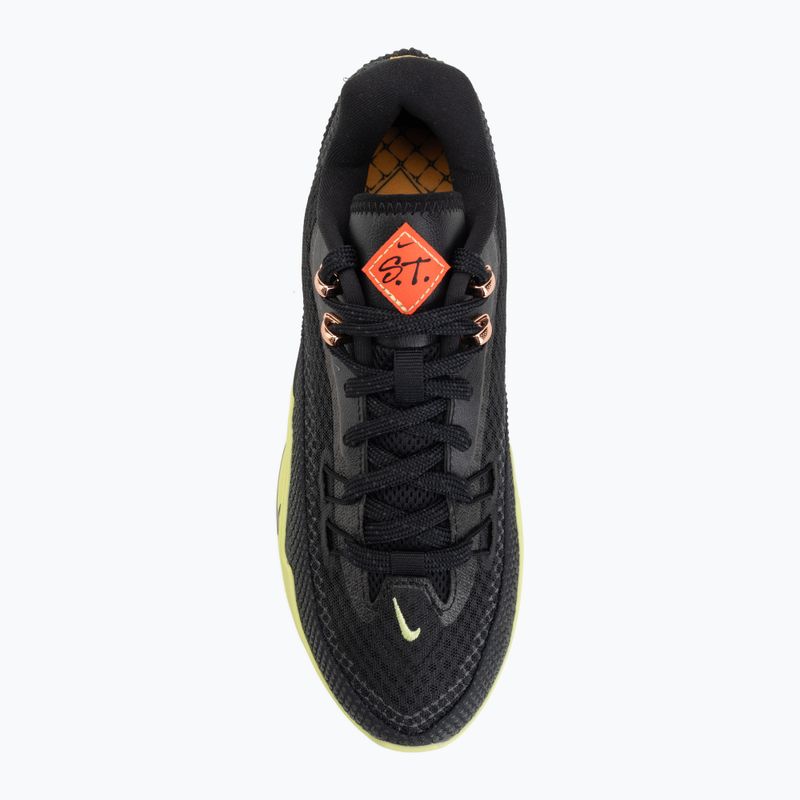 Herren-Basketballschuhe Nike Street Flare black/light lemon twist/desert dust/black 5