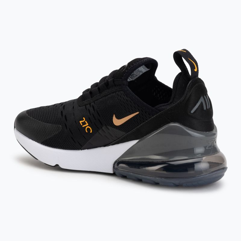 Kinder Sneaker Nike Air Max 270 black/laser orange/metallic copper 3