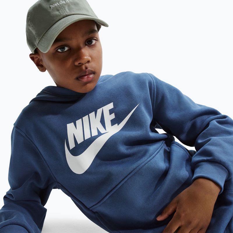 Kinder-Hoodie Nike Club Fleece Hoodie mystic navy/white 5