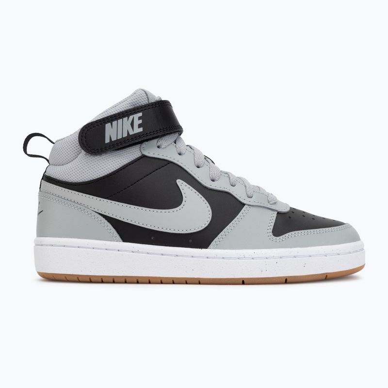Schuhe Nike Court Borough Mid 2 black/white/gum med brown/light smoke grey 2