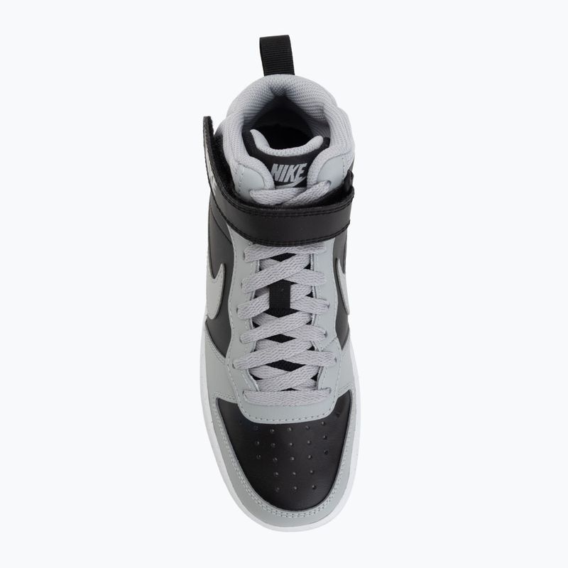 Schuhe Nike Court Borough Mid 2 black/white/gum med brown/light smoke grey 5