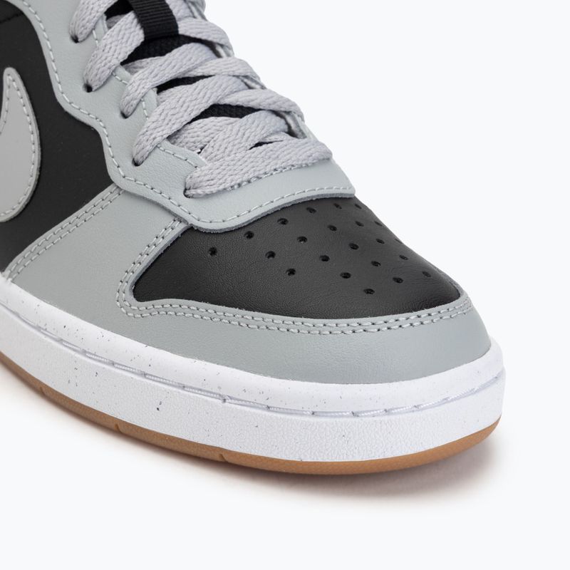 Schuhe Nike Court Borough Mid 2 black/white/gum med brown/light smoke grey 7