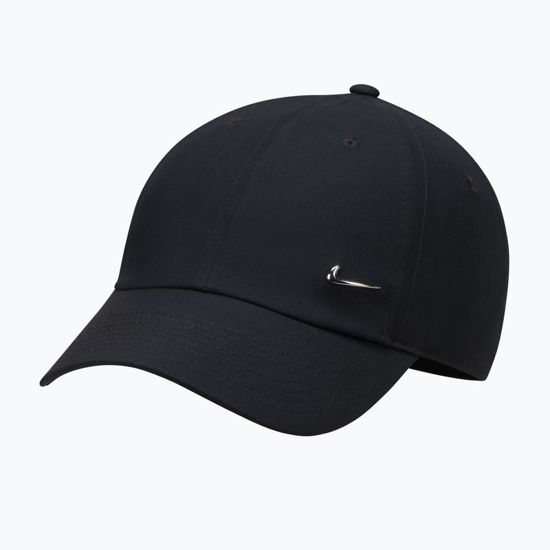 Basecap Nike Dri-Fit Club Unstructured Metal Swoosh 2026 black/metallic silver