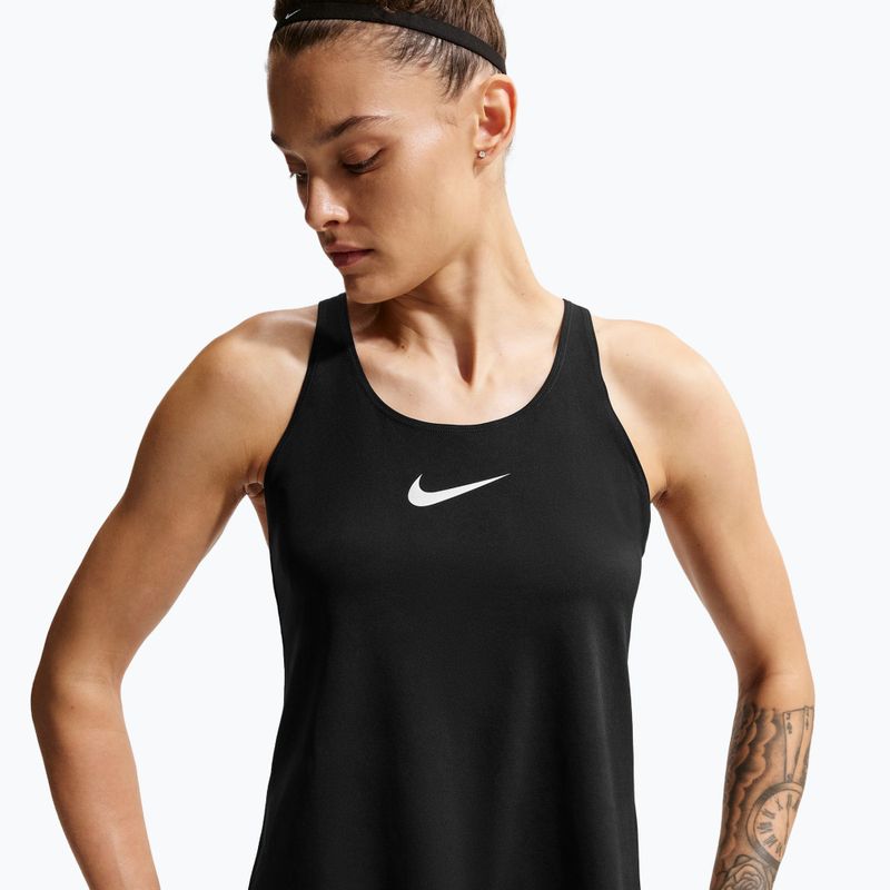 Damen-Trainingsshirt Nike Pro Dri-Fit TT black/white/metallic silver 4