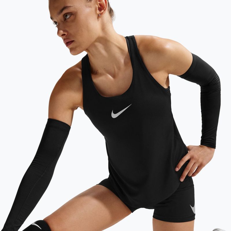 Damen-Trainingsshirt Nike Pro Dri-Fit TT black/white/metallic silver 6