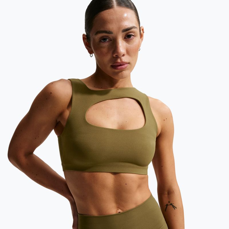 Sport-BH Nike Zenvy Light-Support Lightly Lined olive flak/white 5
