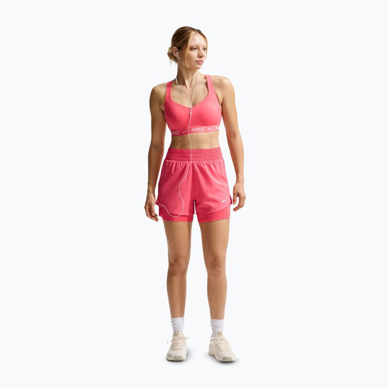 Damen-Shorts Nike One Dri-Fit High-Waisted 3" 2In1 sea coral/white 2