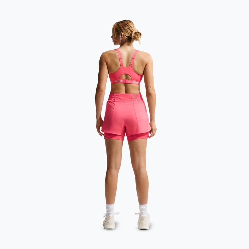 Damen-Shorts Nike One Dri-Fit High-Waisted 3" 2In1 sea coral/white 3