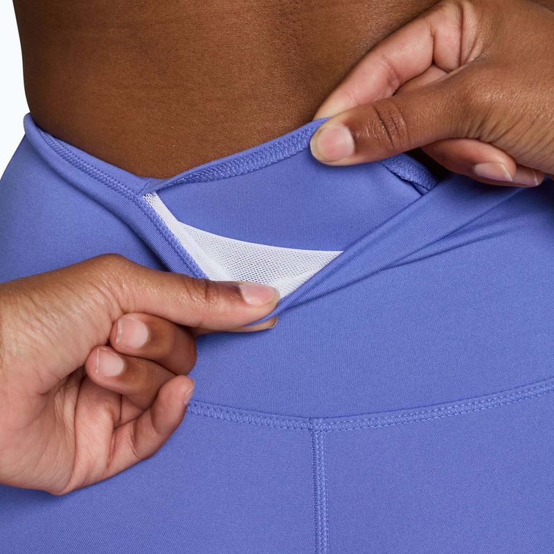 Damen-Leggings Nike One Seamless Front High-Waisted sapphire/white 6