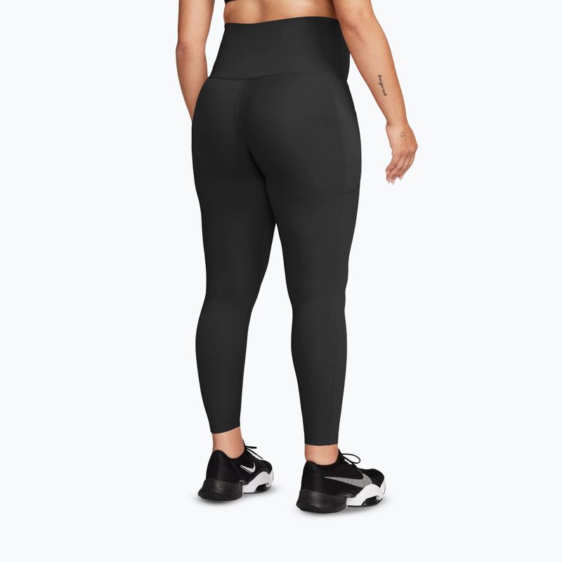 Damen-Leggings Nike One Seamless Front High-Waisted sapphire/white 2