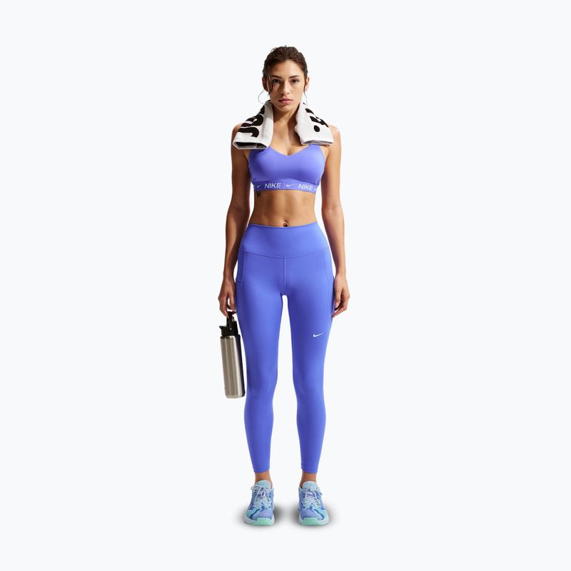 Damen Trainingsleggings Nike One High-Waisted 7/8 sapphire/white 2