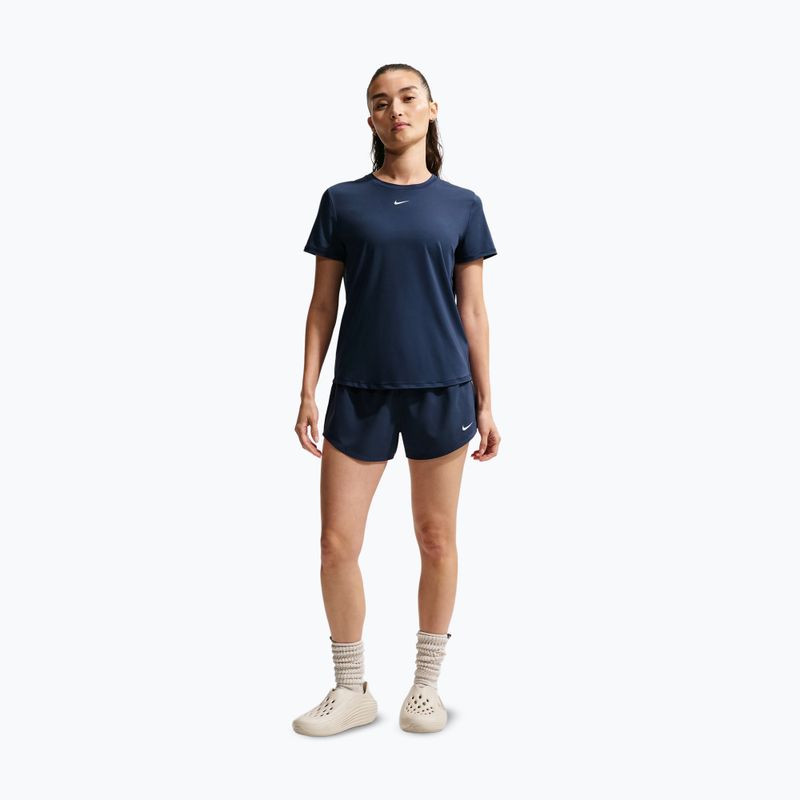 Damen Trainingsshorts Nike One midnight navy/white 2
