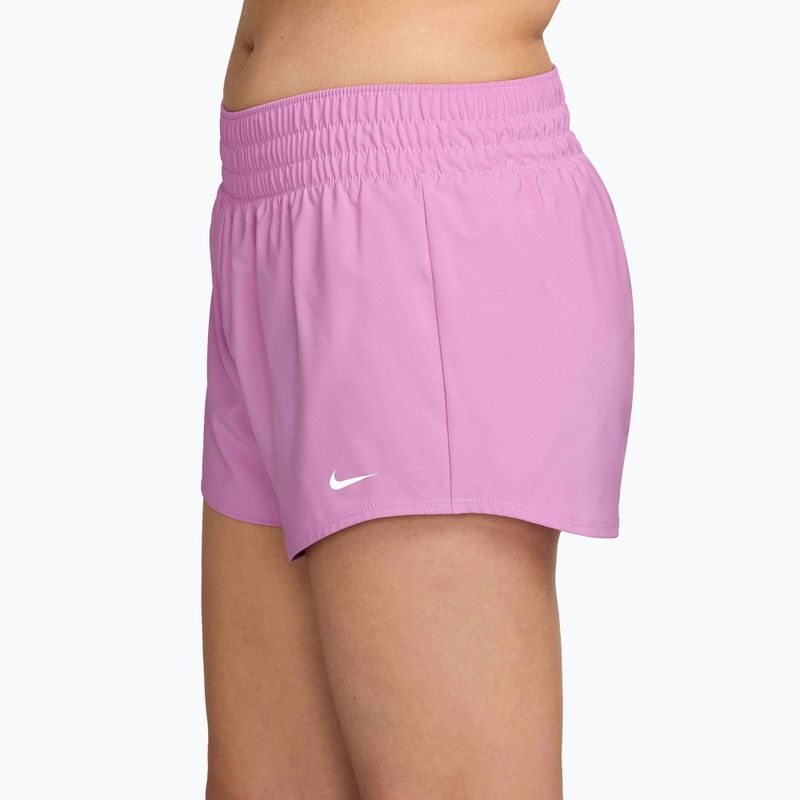 Damen-Shorts Nike One Dri-Fit 3" light magenta/white 3