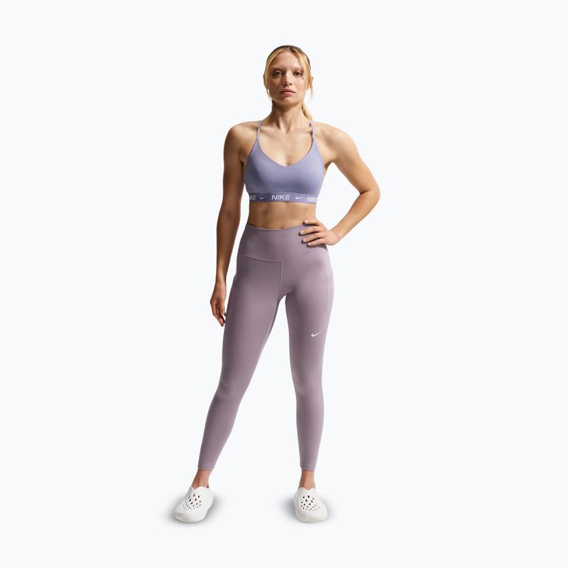 Damen Trainingsleggings Nike One High-Waisted 7/8 light violet ore/white 2
