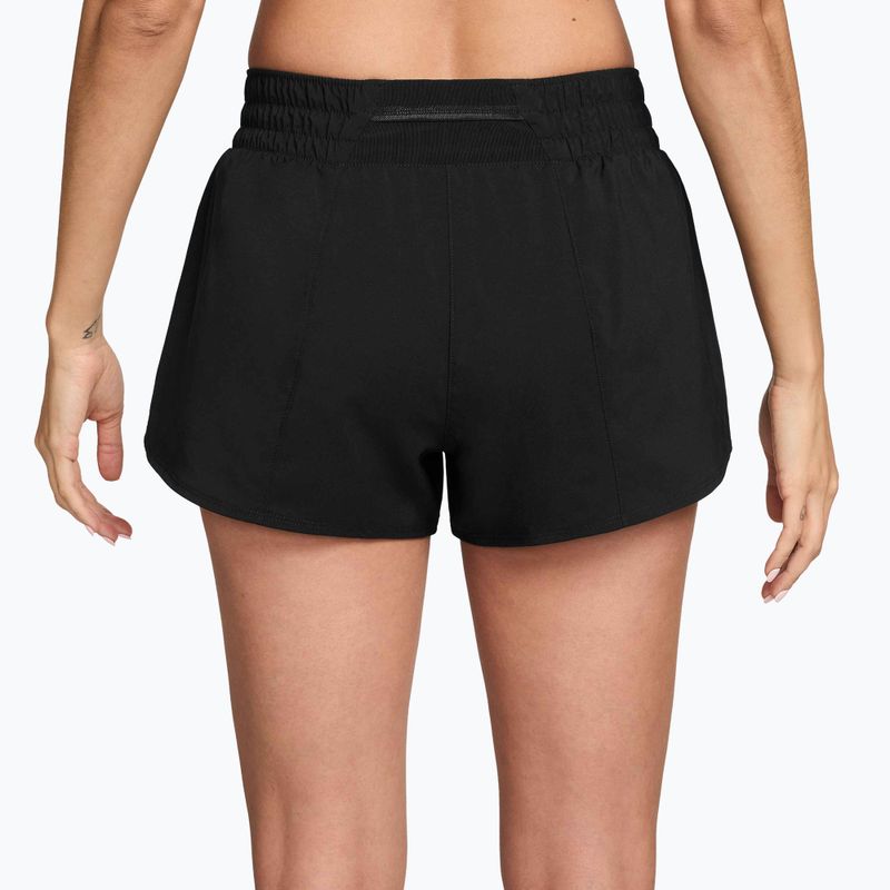Damen-Shorts Nike One Dri-Fit 3" black/white 2