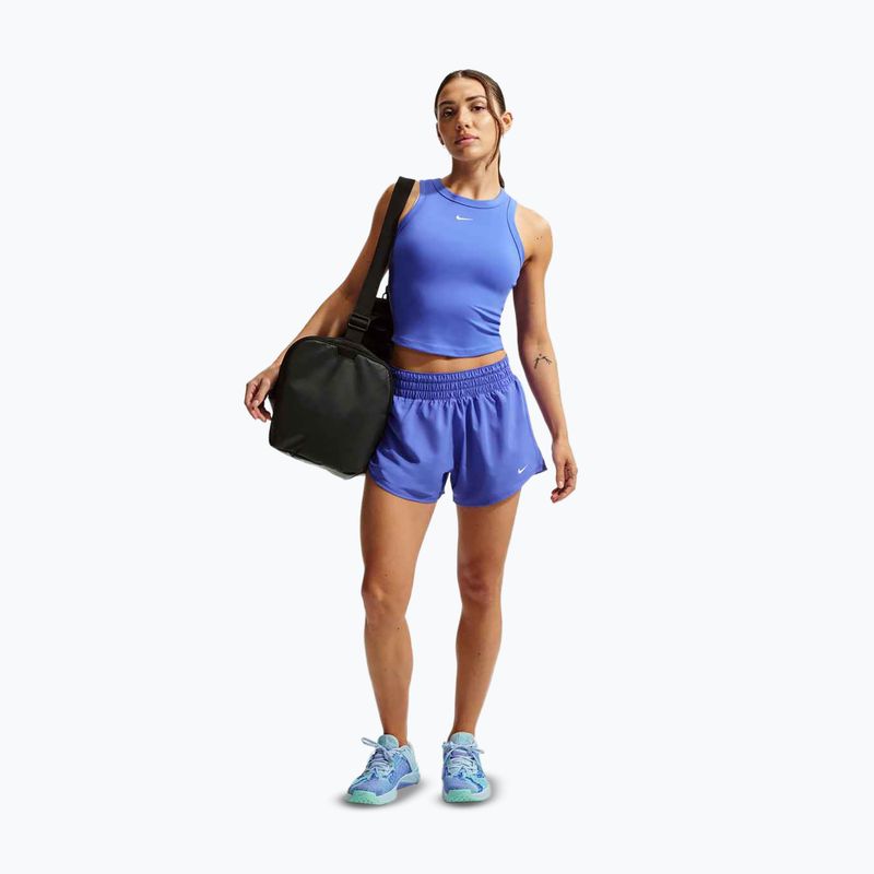 Damen-Shorts Nike One Dri-Fit 3" sapphire/white 2