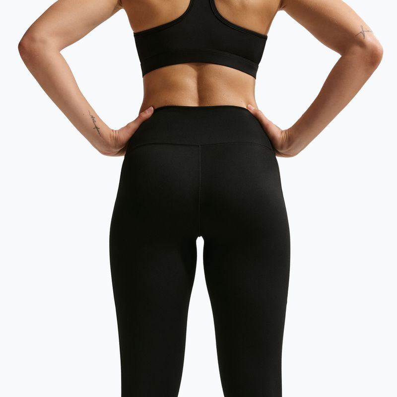 Damen Trainingsleggings Nike One High-Waisted 7/8 black/white 4