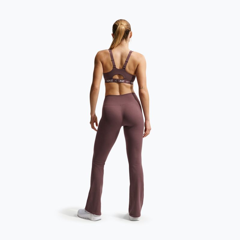 Damenleggings Nike One High Waisted Flared tattoo/white 3
