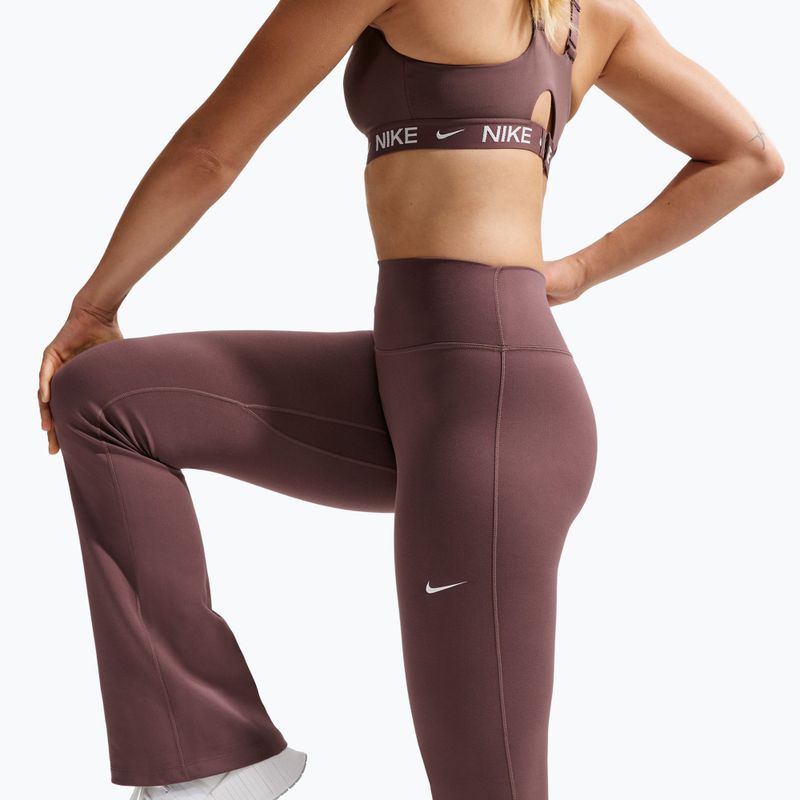 Damenleggings Nike One High Waisted Flared tattoo/white 4