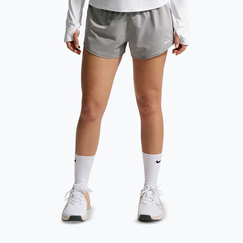 Damen-Shorts Nike One Dri-Fit 3" smoke grey/heather/white