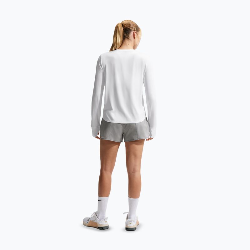 Damen-Shorts Nike One Dri-Fit 3" smoke grey/heather/white 3