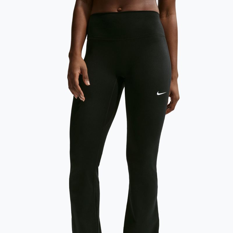 Damenleggings Nike One High Waisted Flared black/white 5