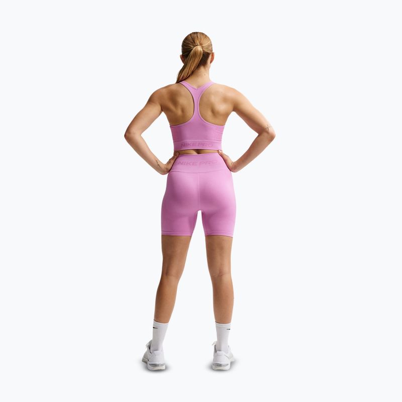 Trainings-Top Nike Pro Seamless Dri-Fit Cropped light magenta 3