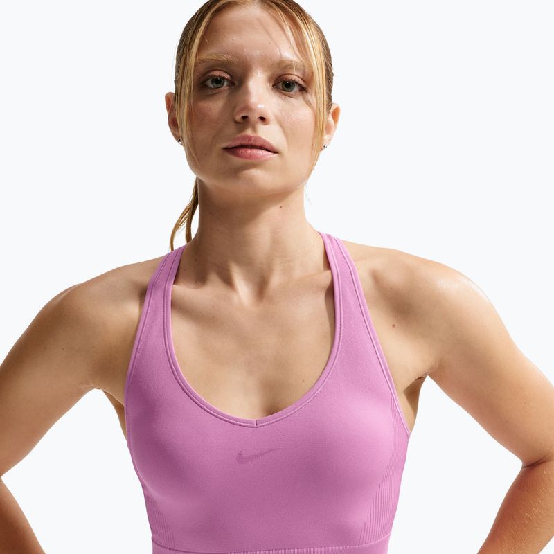 Trainings-Top Nike Pro Seamless Dri-Fit Cropped light magenta 5