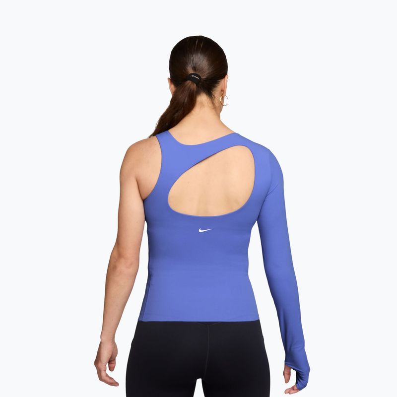 Damen-Trainingsshirt Nike Zenvy Dri-Fit One Sleeve Top sapphire/white/white 2
