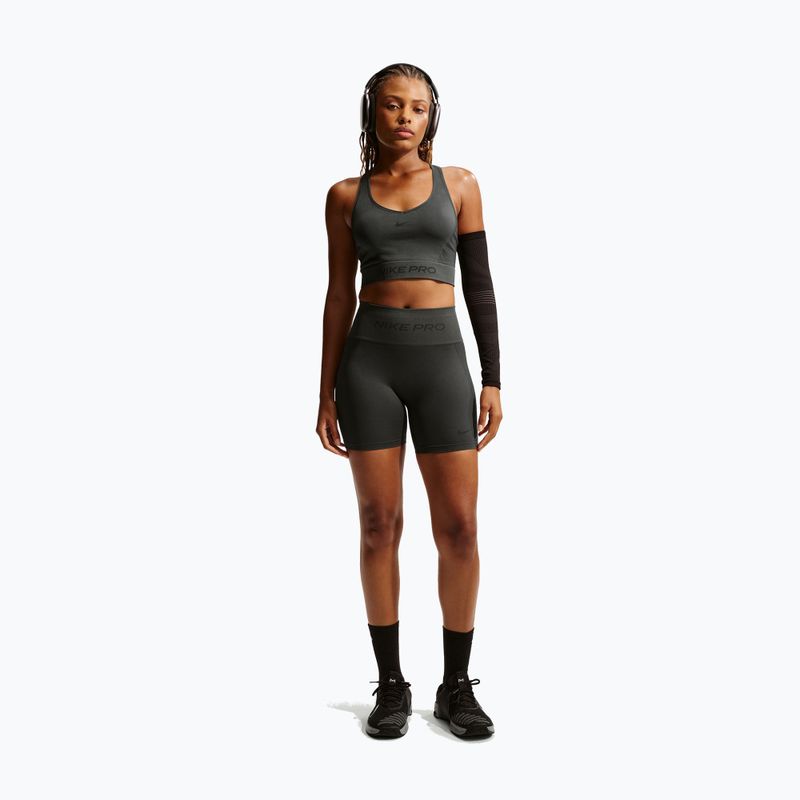 Damen-T-Shirt Nike Pro Seamless Dri-Fit Cropped dark 2