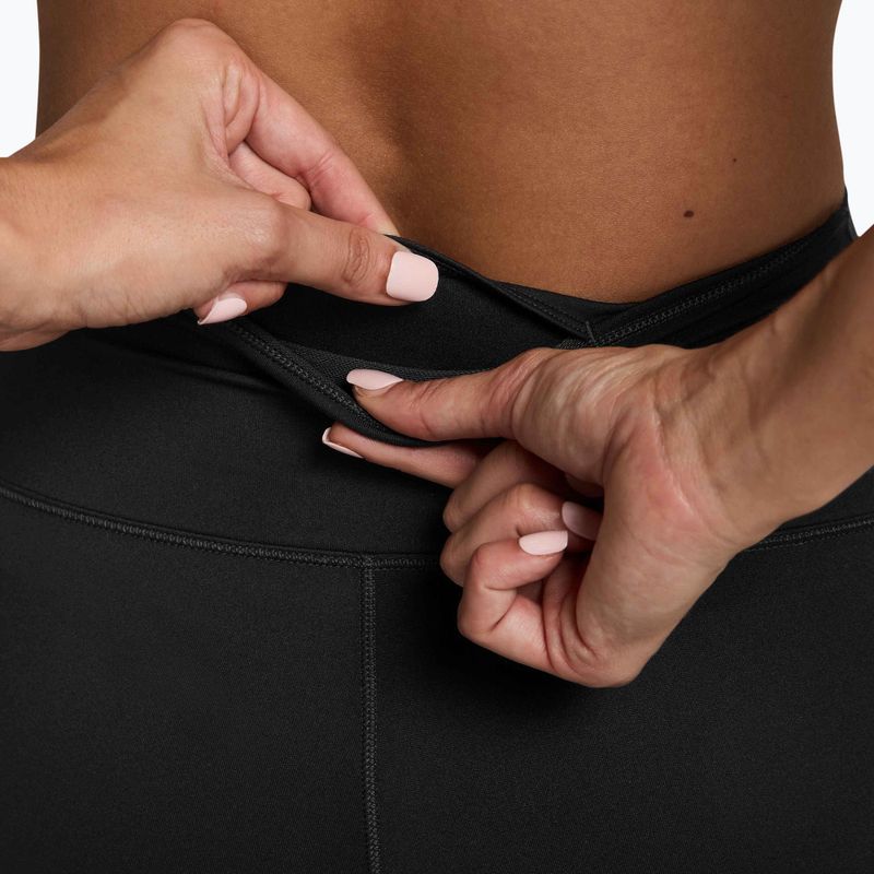 Damen-Shorts Nike One High-Waisted Biker 8" black/white 4