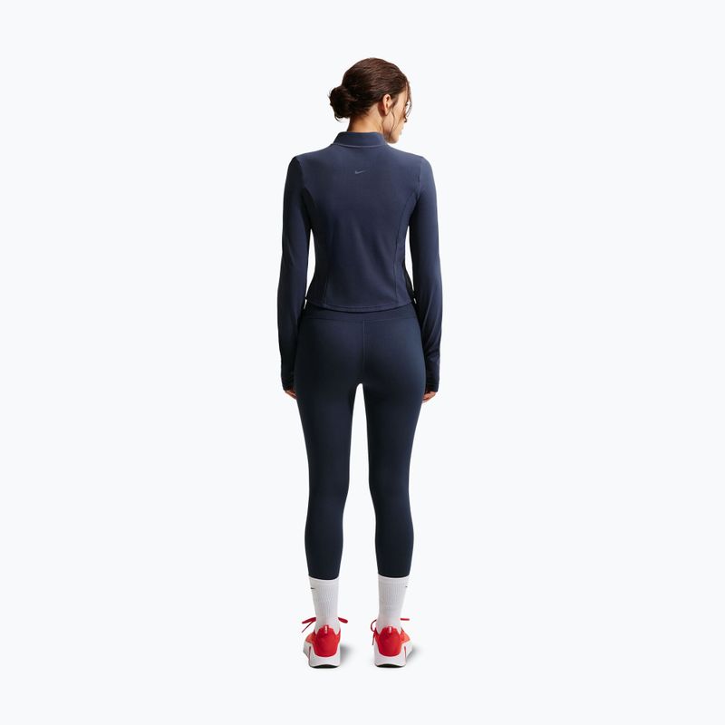 Damenleggings Nike One midnight navy/white 3