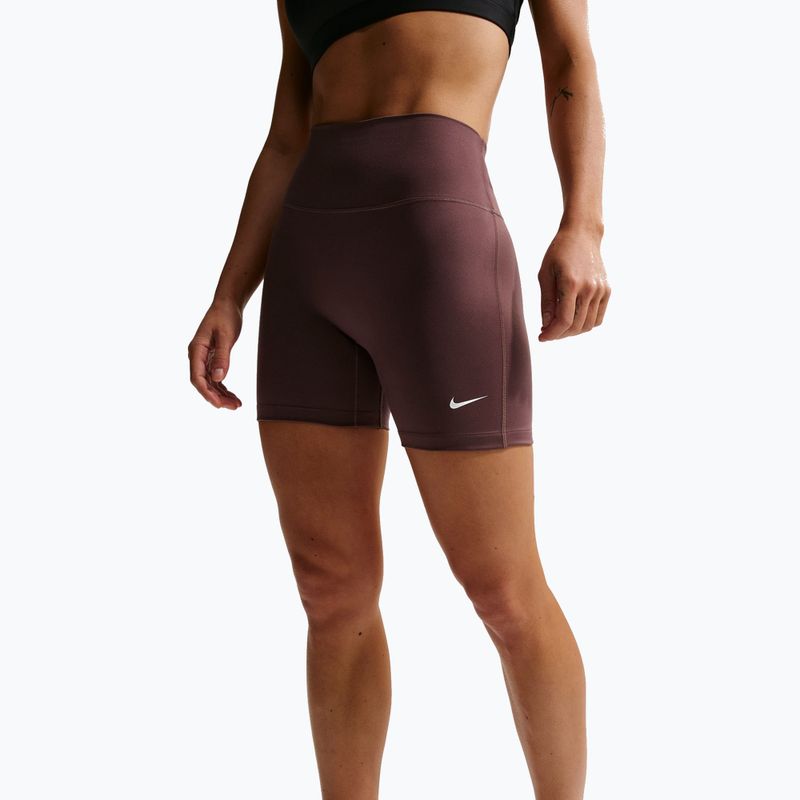 Damen-Shorts Nike One High-Waisted Biker 5" tattoo/white 4