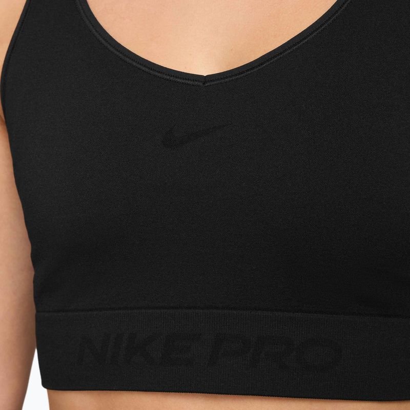 Damen T-Shirt Nike Pro Seamless Dri-Fit Cropped black 3