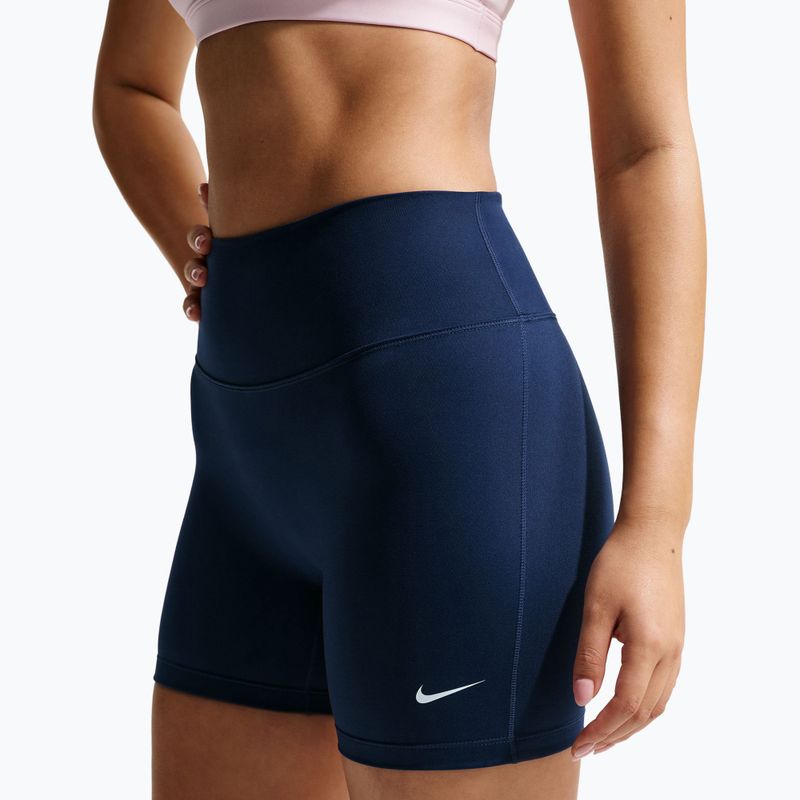 Damen Trainingsshorts Nike One midnight navy/white 3