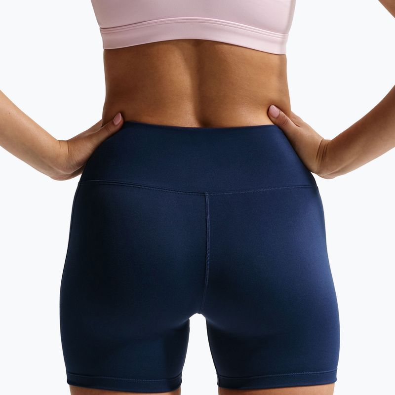 Damen Trainingsshorts Nike One midnight navy/white 4