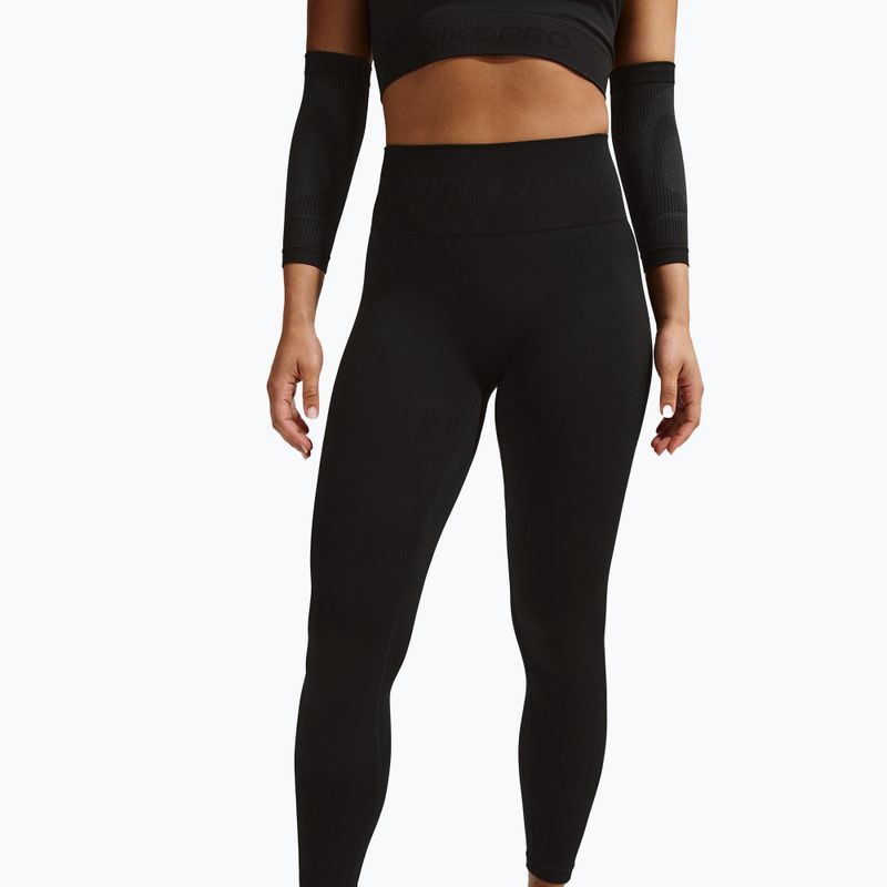 Damen-Leggings Nike Pro Seamless High-Waisted 7/8 black 4
