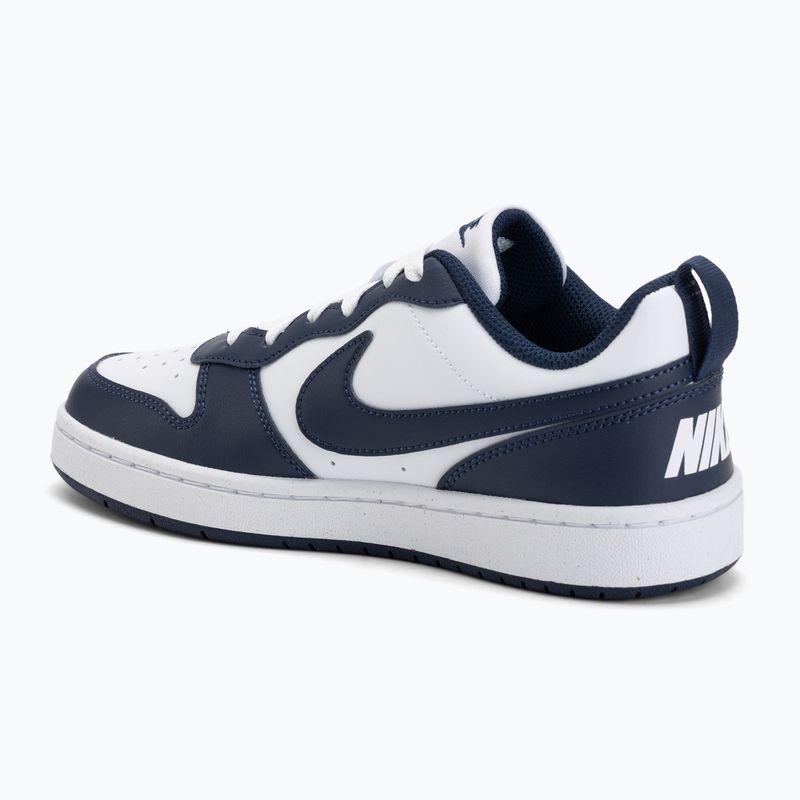 Kinder Sneaker Nike Court Borough Low Next Bloom white/white/midnight navy 3