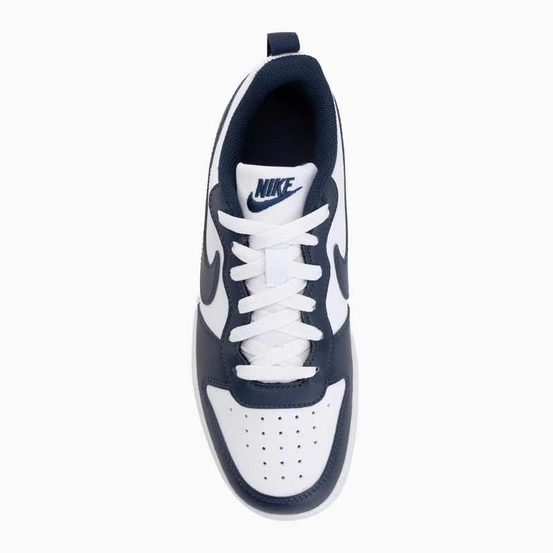 Schuhe Nike Court Borough Low Next Bloom white/white/midnight navy 5