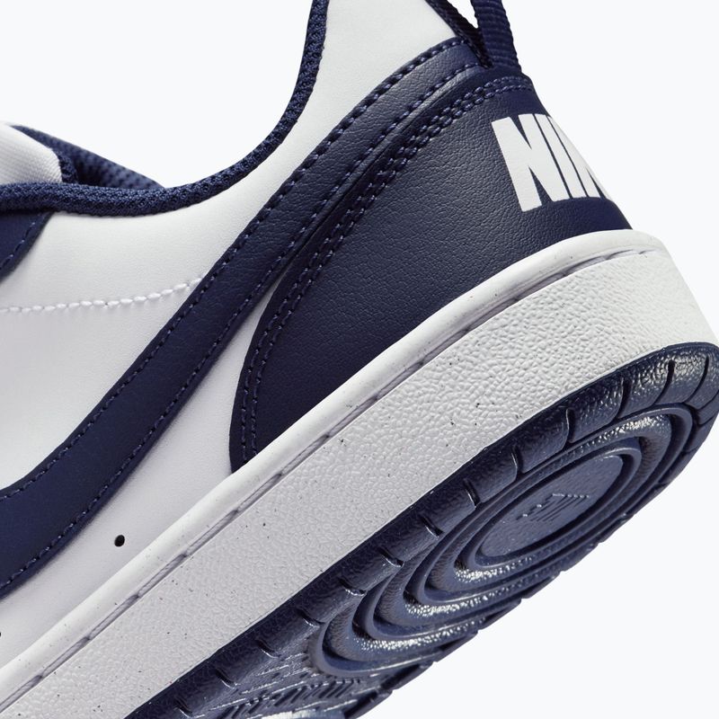 Schuhe Nike Court Borough Low Next Bloom white/white/midnight navy 9