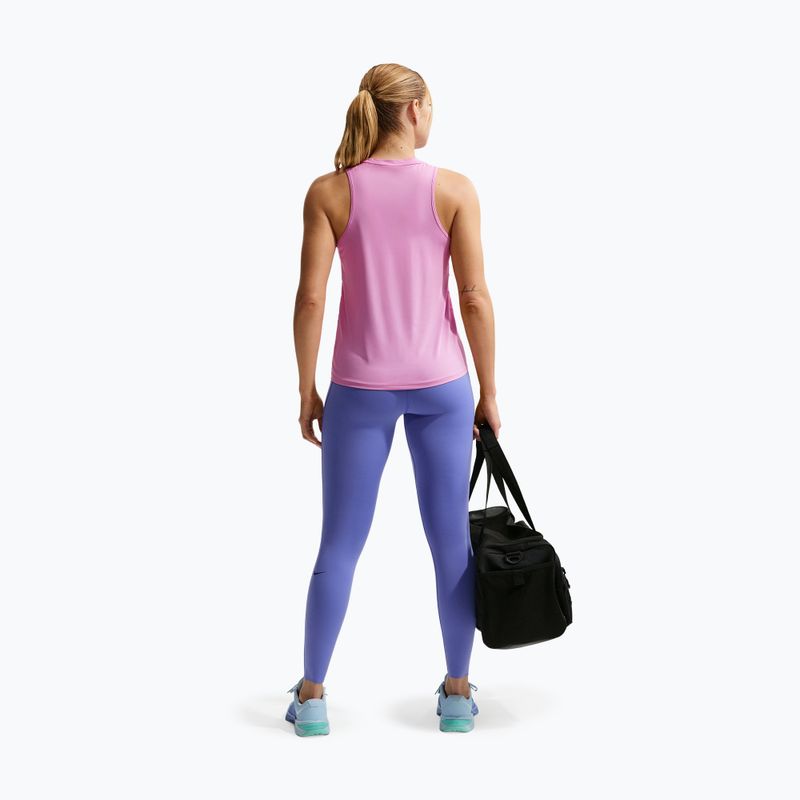 Damen-Trainingsshirt Nike One Classic Dri-Fit light magenta/white 3