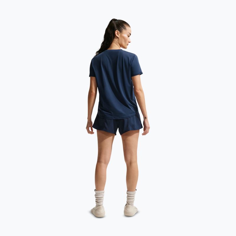 Damen-Trainingsshirt Nike One Classic midnight navy/white 3